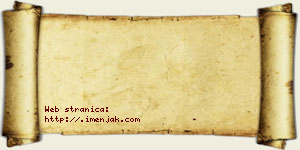 Hana Panjković vizit kartica